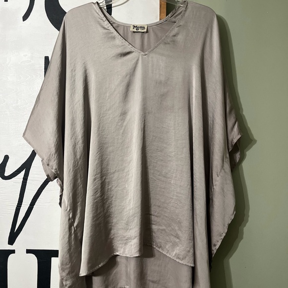 Show Me Your MuMu Tops - Show Me Your MuMu Taupe V-Neck Tunic